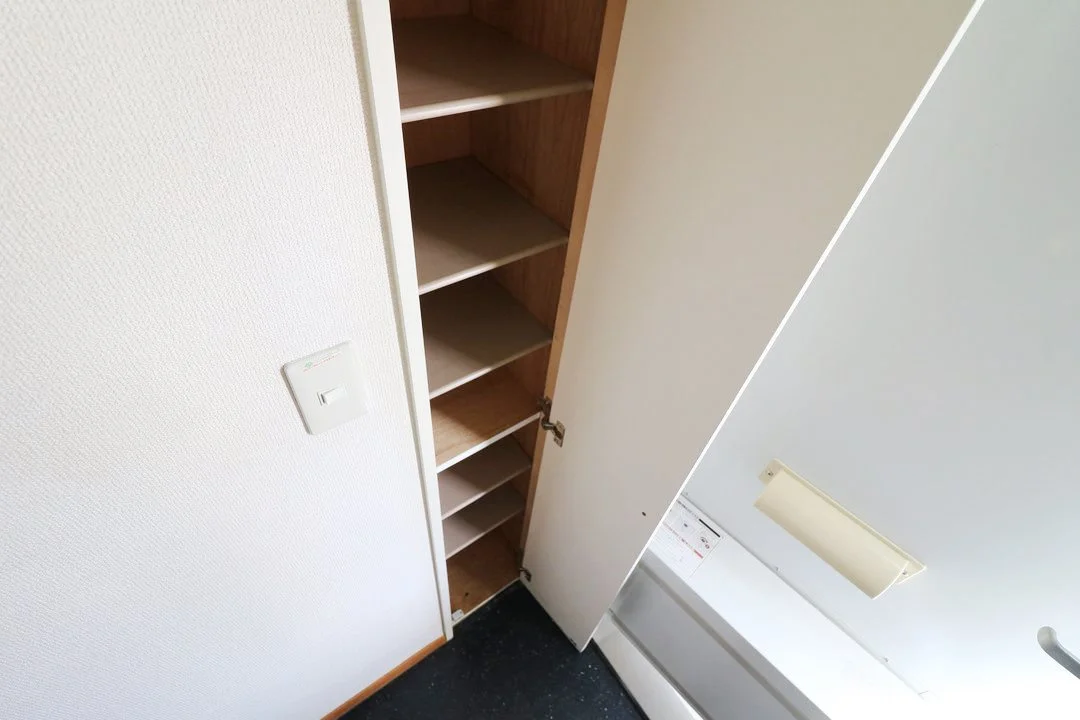 シューズボックス完備により女性でも安心