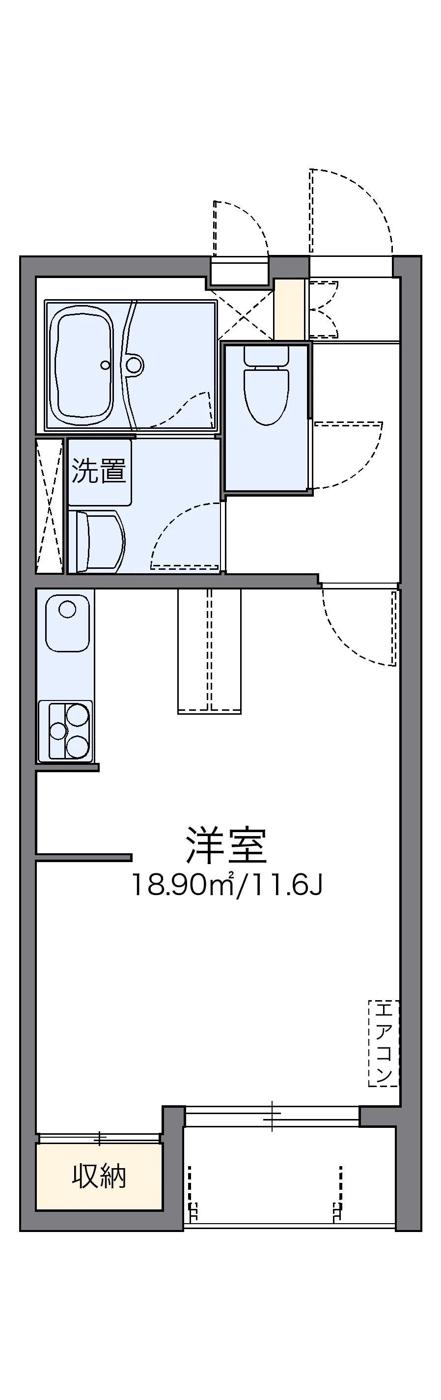 代表的な間取のため実際の間取とは異なる場合があります