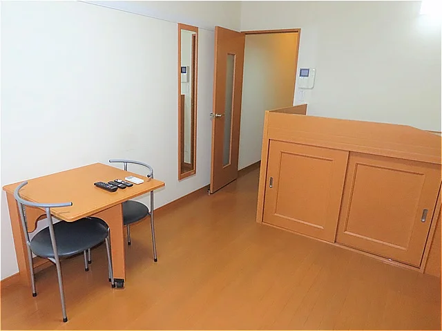 ハイベッドタイプのお部屋です