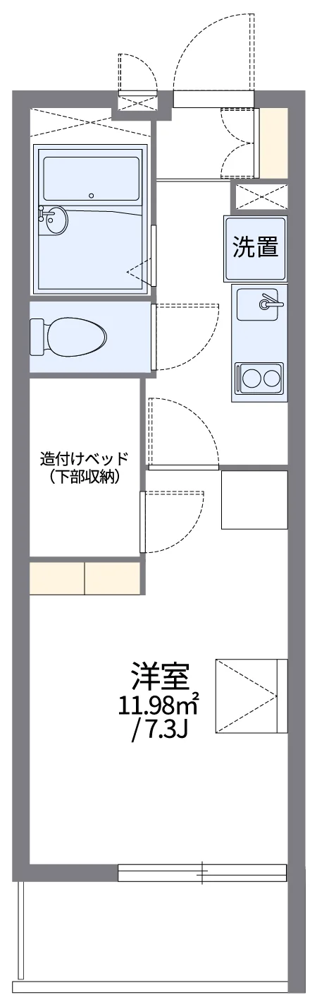 代表的な間取のため実際の間取とは異なる場合があります