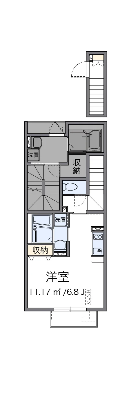 代表的な間取のため実際の間取とは異なる場合があります