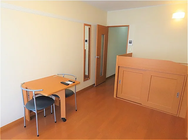 ハイベッドタイプのお部屋です