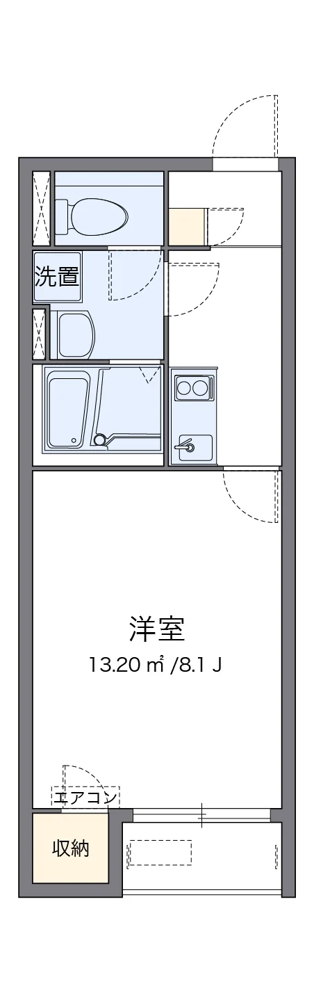 代表的な間取のため実際の間取とは異なる場合があります