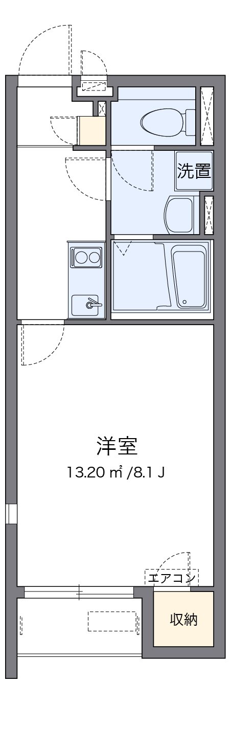 代表的な間取のため実際の間取とは異なる場合があります