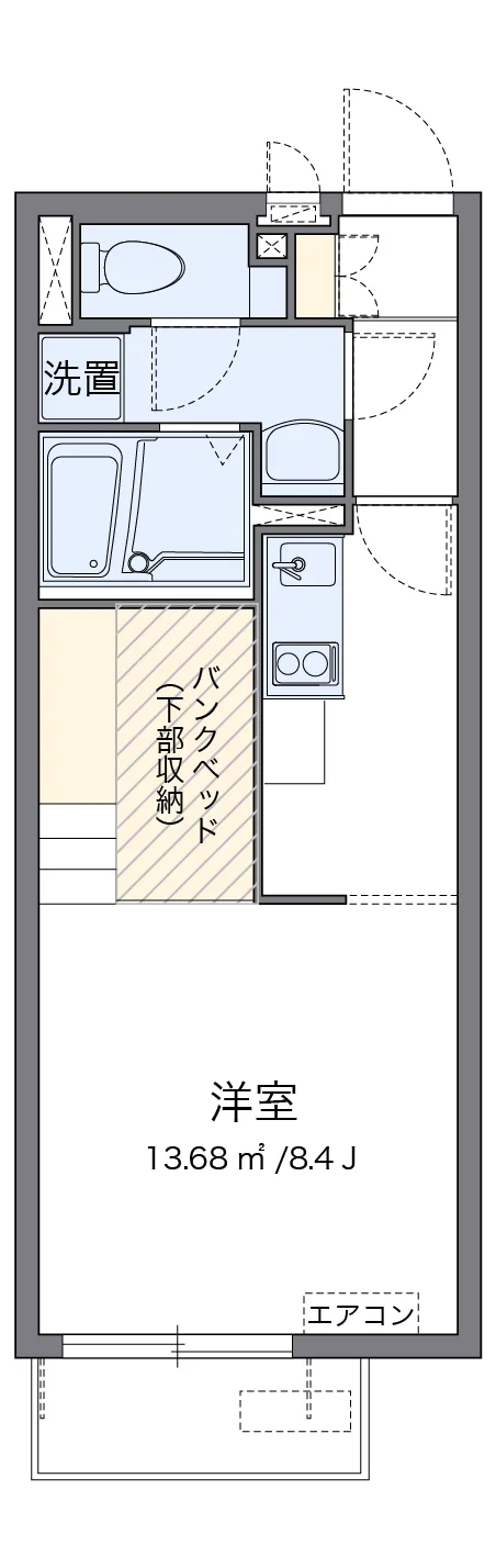 代表的な間取のため実際の間取とは異なる場合があります