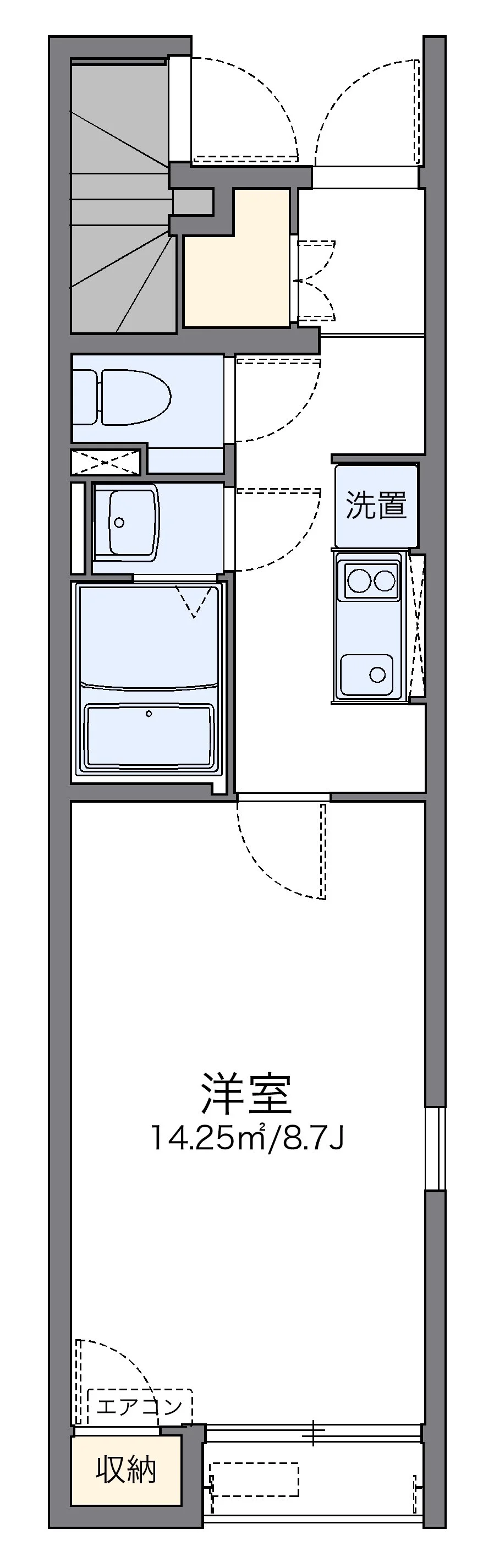 代表的な間取のため実際の間取とは異なる場合があります