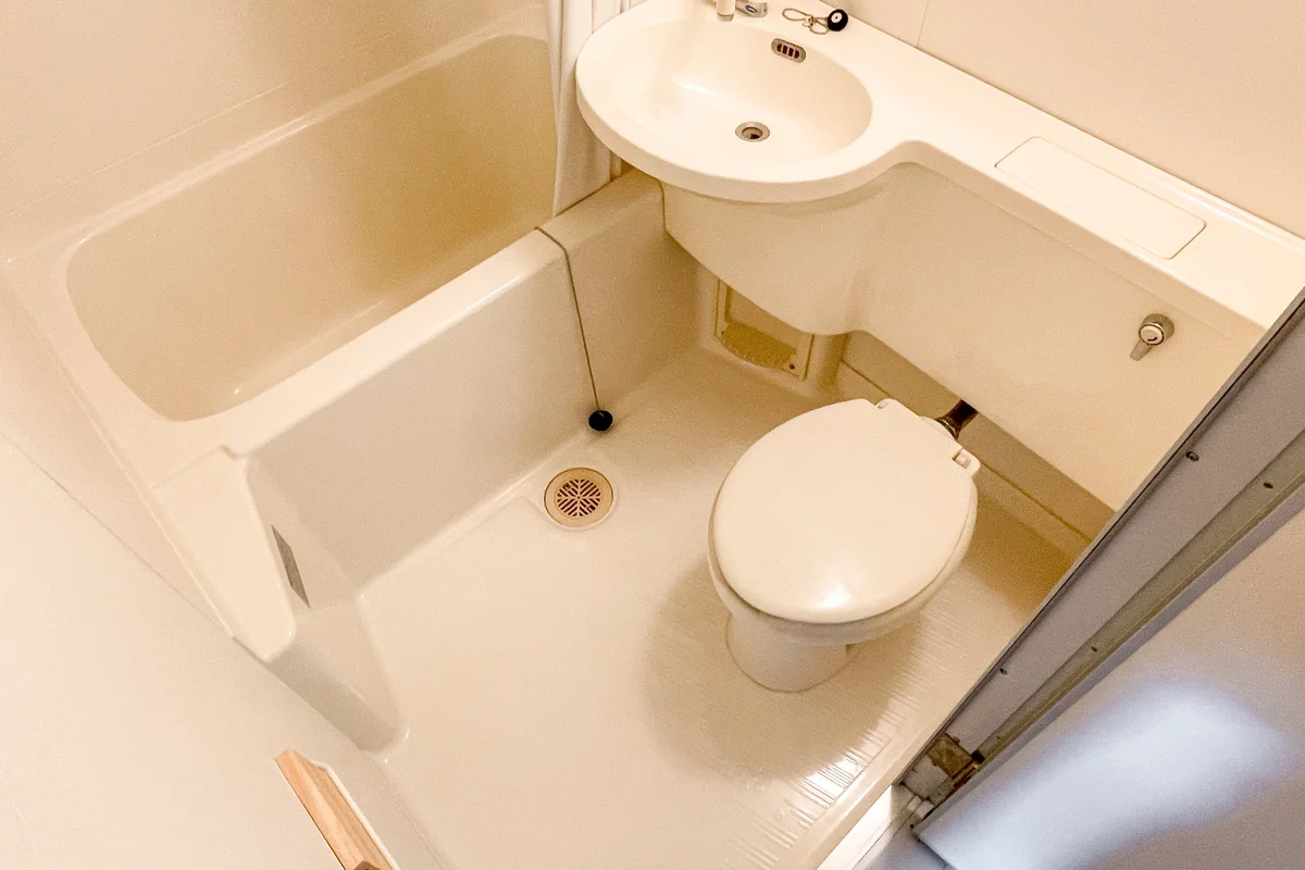 水回りは3点ユニットタイプ。コンパクトな分お掃除はさっと済ませられますね！