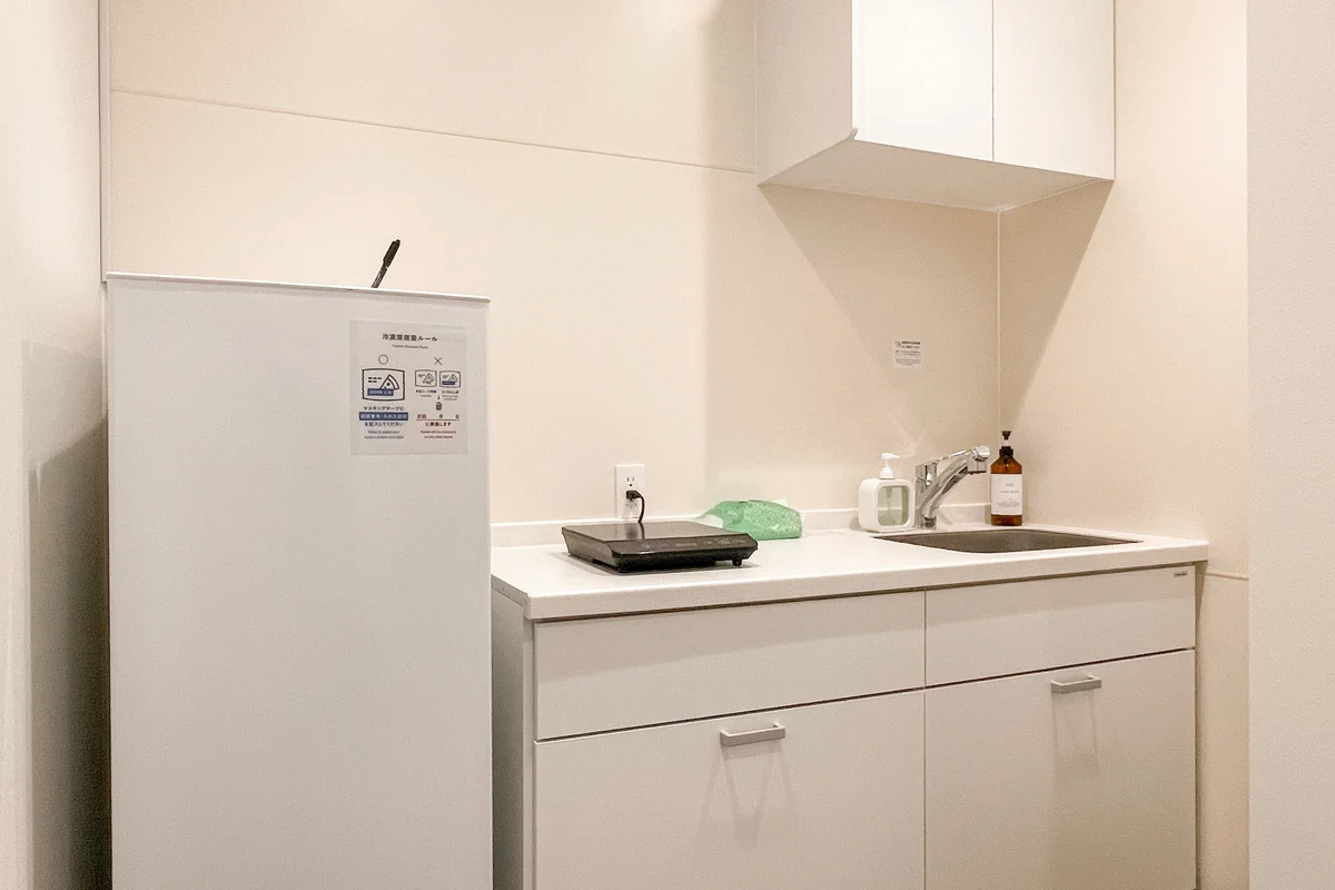 1階にはシェアキッチンもあります。