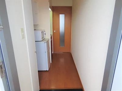 玄関からのアングルです