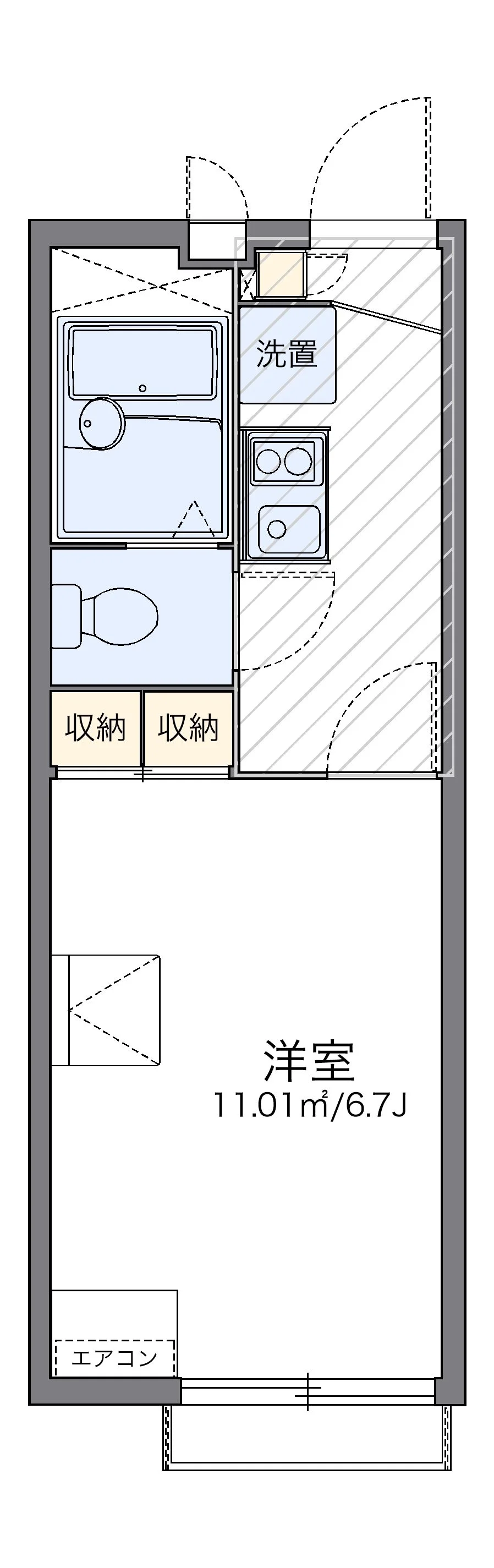 代表的な間取のため実際の間取とは異なる場合があります