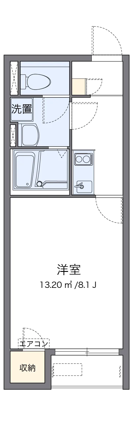 代表的な間取のため実際の間取とは異なる場合があります