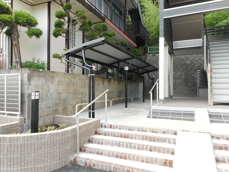 駐輪場　原付＆自転車のみ駐輪可能