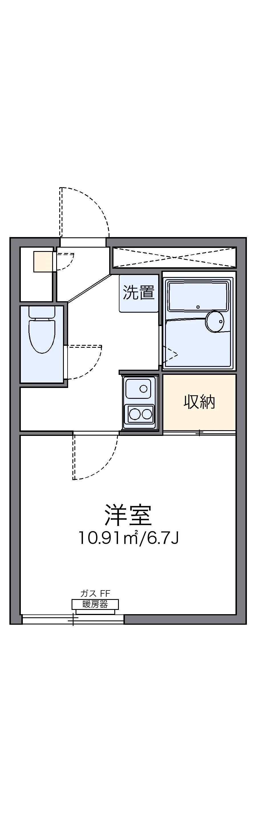 代表的な間取のため実際の間取とは異なる場合があります