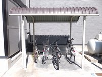 屋根付き駐輪場あり