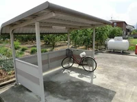 屋根付き駐輪場あり