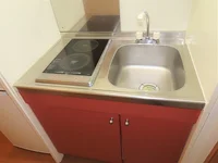 2口の電気コンロまたはIHコンロとなります