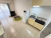 ２口コンロ付♪スーパーで食材を買ってきたらすぐにお料理に取り掛かれます！