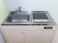 1口の電気コンロまたはIHコンロとなります