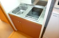 2口コンロ付きです