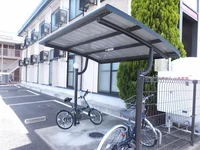 屋根付き駐輪場あり