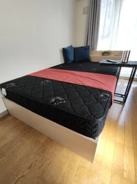 セミダブルベッド♪少し硬めで快適におやすみなさい♪