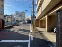 前面道路です。