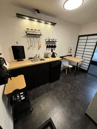 食器・調理器具完備のキッチン