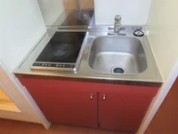 2口の電気コンロまたはIHコンロとなります