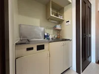 レトロ感のあるキッチン♪