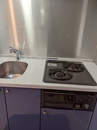 2口ガスコンロで料理好き良し♪