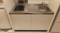 ワイドタイプの２口電熱コンロ