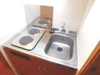 2口電気コンロ