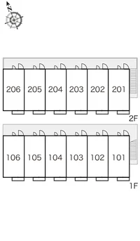 間取り配置図です。