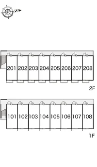 間取り配置図です。