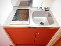 2口の電気コンロまたはIHコンロとなります