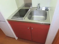 2口の電気コンロまたはIHコンロとなります