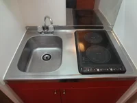 安心安全の電気コンロ、加熱力はばっちりのラジエントヒーター！