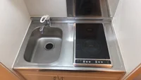 ラジエントヒーター２口あります。