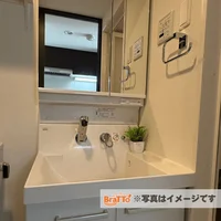 独立洗面台付き♪洗濯機も♪