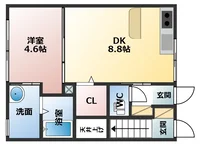 「マンスリー高木」間取図画像