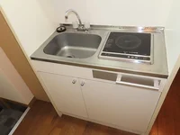 1口の電気コンロまたはIHコンロとなります