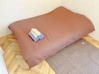 ダブルサイズのベッドをご用意しています☆