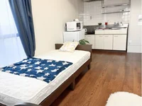 ベッドはシングルサイズです