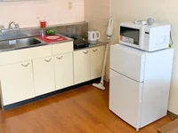 IHクッキングヒーター備え付けでお料理もできます