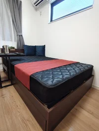 セミダブルベッド♪固めでぐっすりおやすみなさい♪