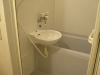 洗面スペース兼用です。