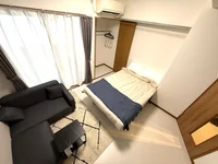 居室内にも物干し竿設置しております!