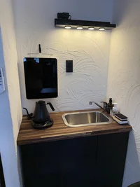 食器・調理器具完備のキッチン