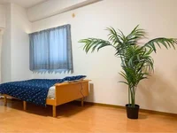 ベッドはシングルサイズとなっています。