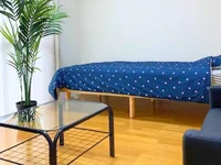 ベッドはシングルサイズとなっています。